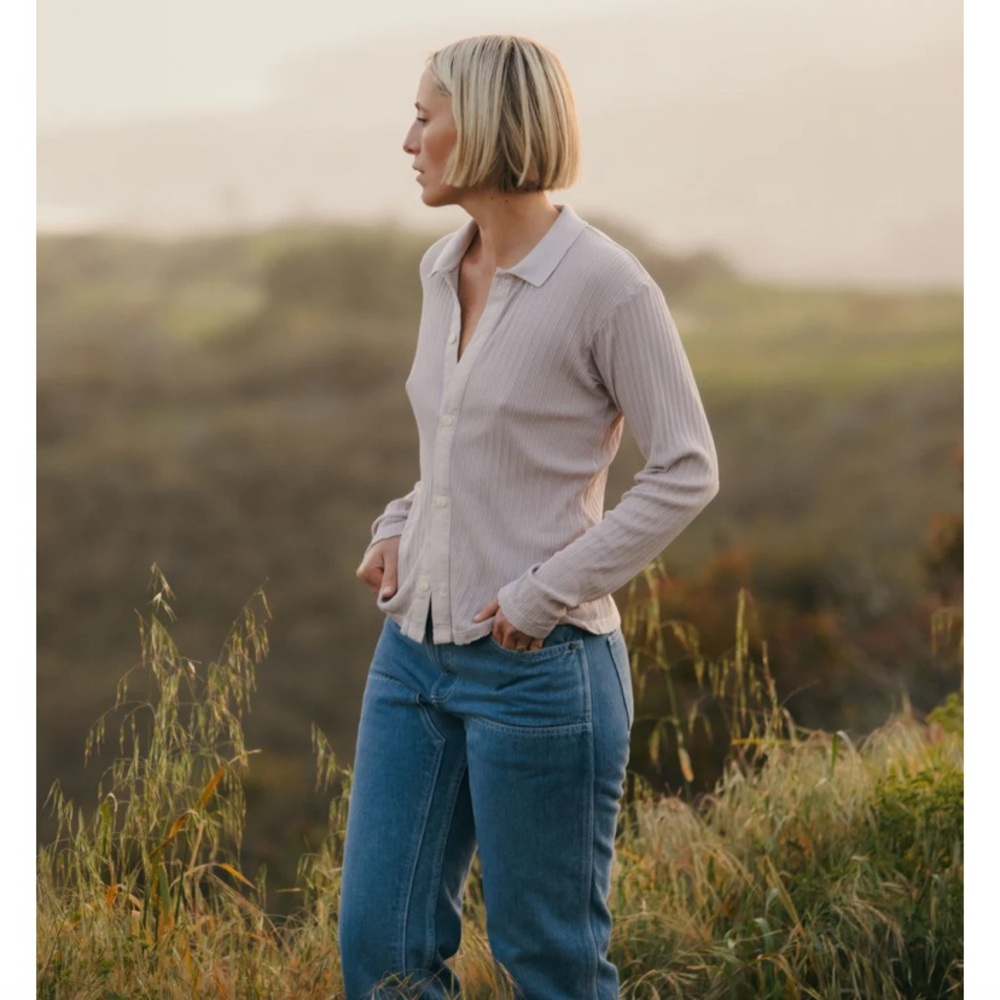 Rudy Jude Lilac Pointelle Cardigan